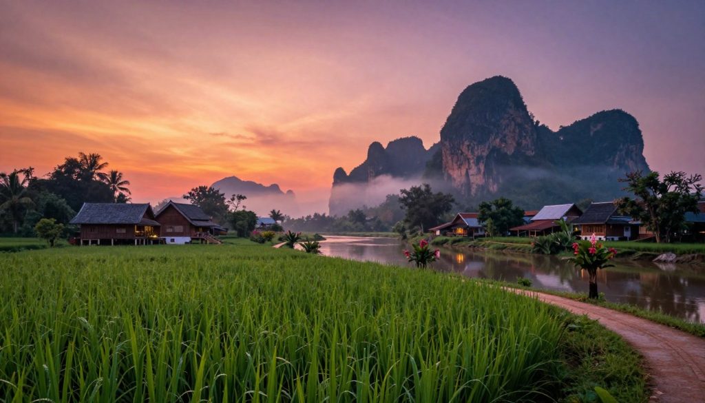 المناظر الطبيعية في تايلند