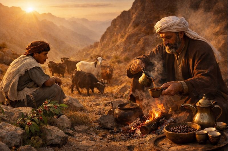 كيف بدأت القهوة