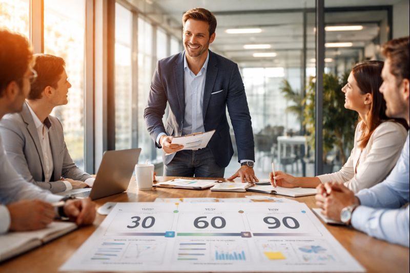 كيف تصبح مديرًا ناجحًا: مهارات عملية وخطة 90 يوم