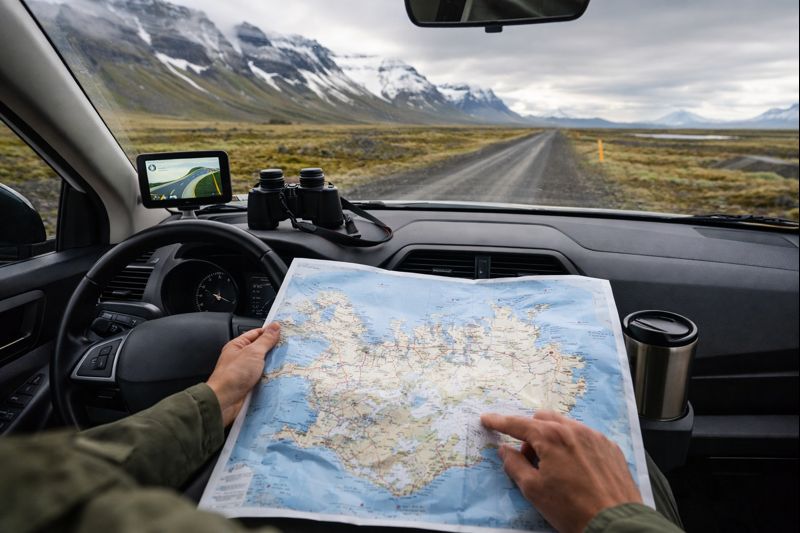 قيادة الطرق الطويلة في آيسلندا