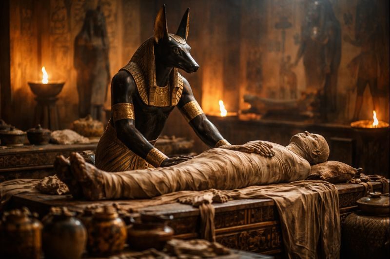 أنوبيس والتحنيط: كيف صار الجسد رسالة للخلود