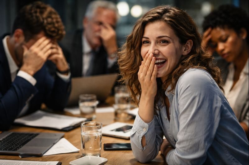الضحكة التي تأتي في غير وقتها: لماذا نضحك عند التوتر؟