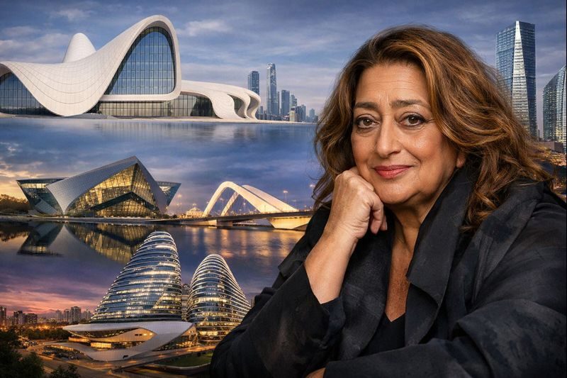 المصممة زها حديد