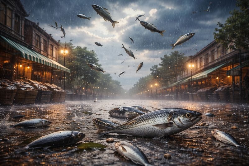 حين تمطر سمكًا: حقيقة الظاهرة وتفسيرها العلمي