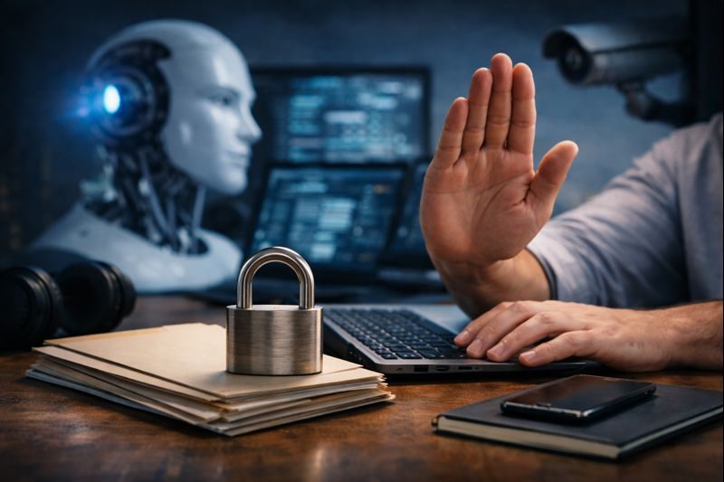 حماية البيانات الشخصية، تقليل مشاركة المعلومات، إعدادات الأمان، إدارة الأذونات، منع تسريب الملفات، خصوصية الحسابات، مشاركة آمنة، تقليل الصلاحيات، سياسة الاحتفاظ بالبيانات، حذف السجل والبيانات