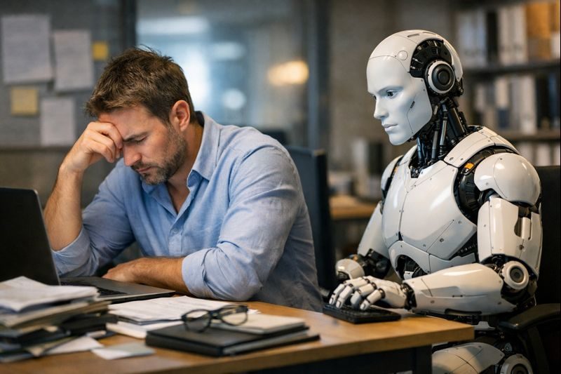 هل الذكاء الاصطناعي يسرق الوظائف أم يفضح الكسل؟