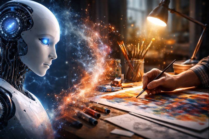 هل الذكاء الاصطناعي يقتل الإبداع أم يفتحه؟