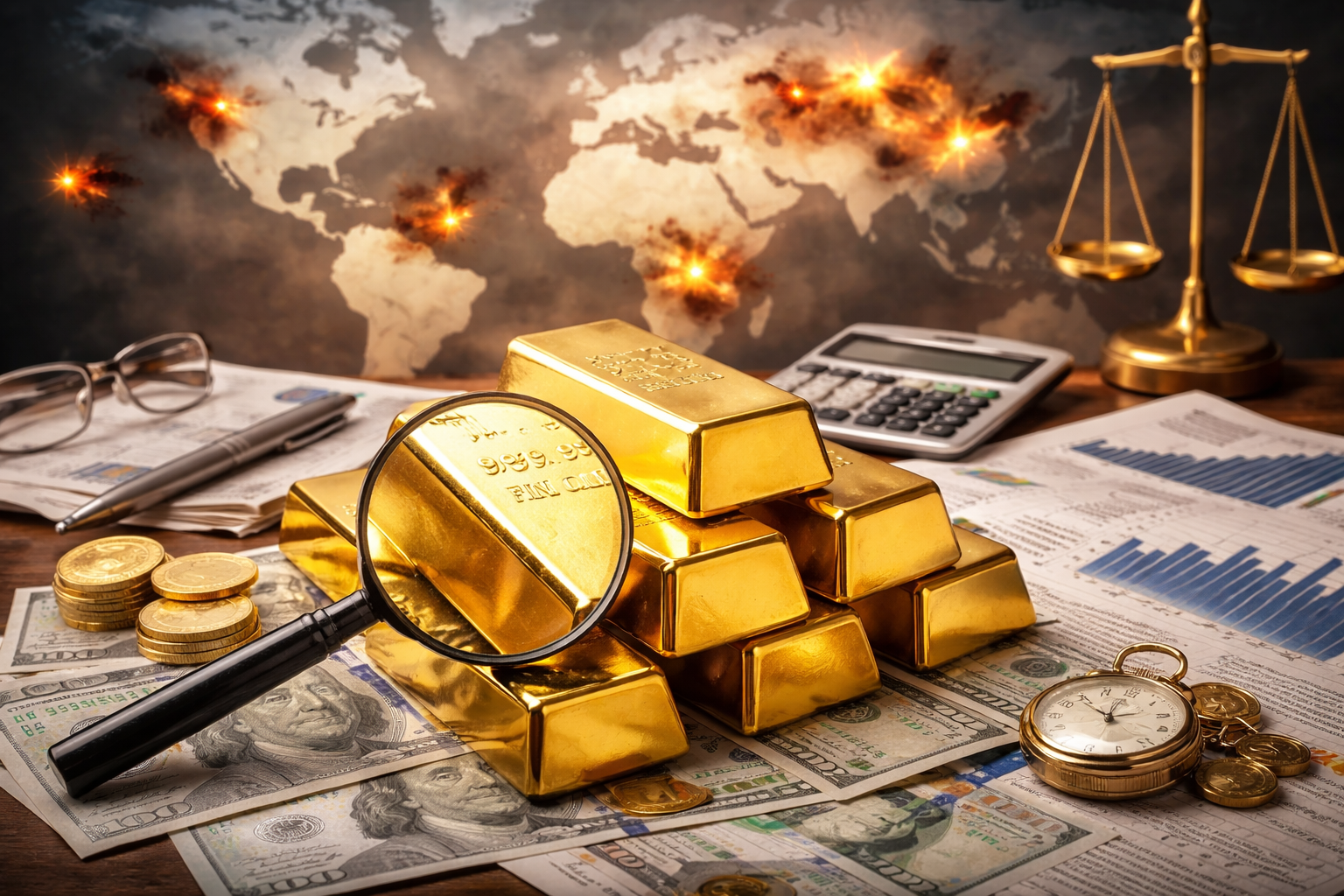 العودة إلى الذهب في زمن التضخم والفائدة